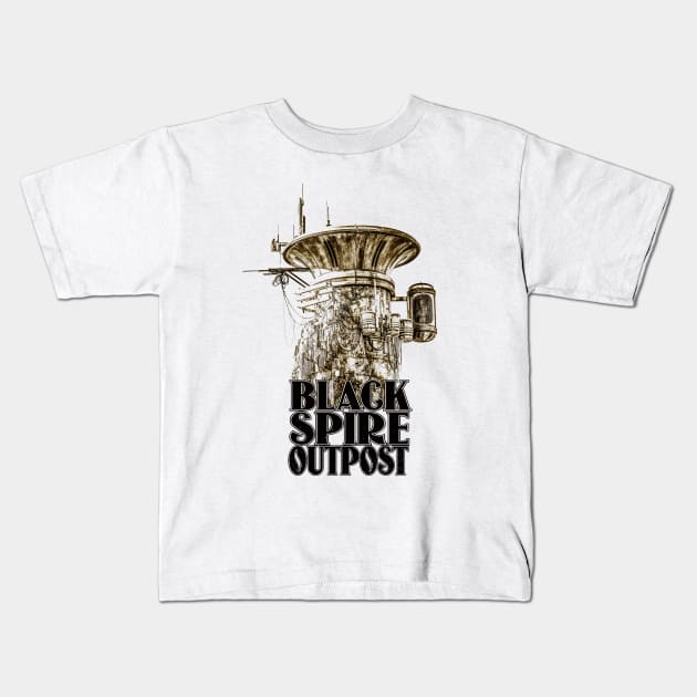 Black Spire Outpost Kids T-Shirt by swgpodcast